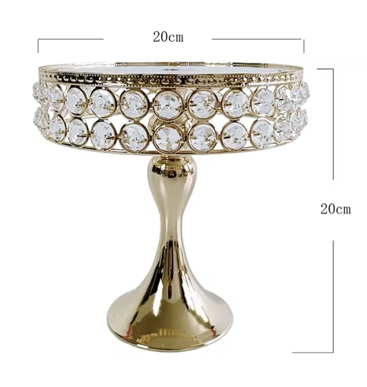 SOPORTE TARTA CRISTAL