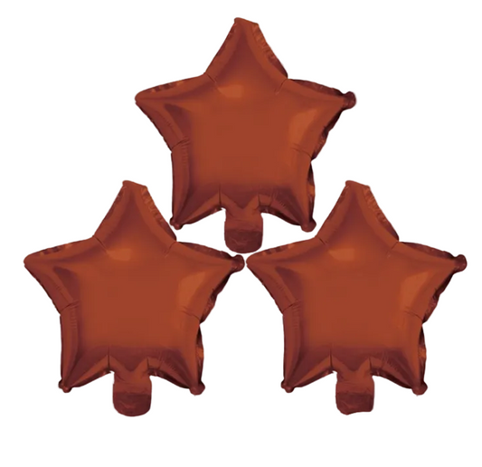 Globos Foil Estrella 25 cm — Pack 3 uds