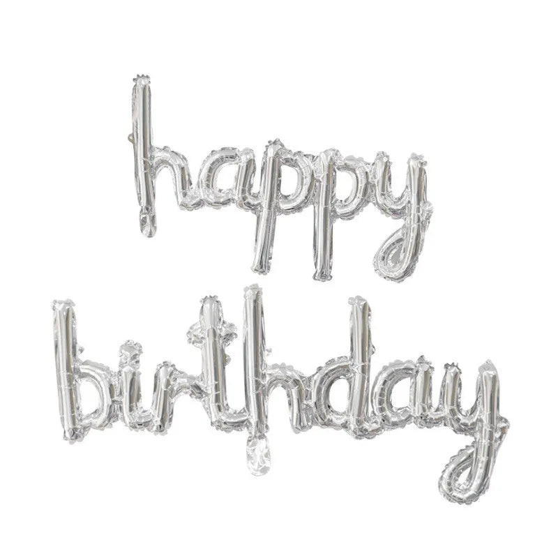 Globos de Foil con Letras 'happy birthday'  16"