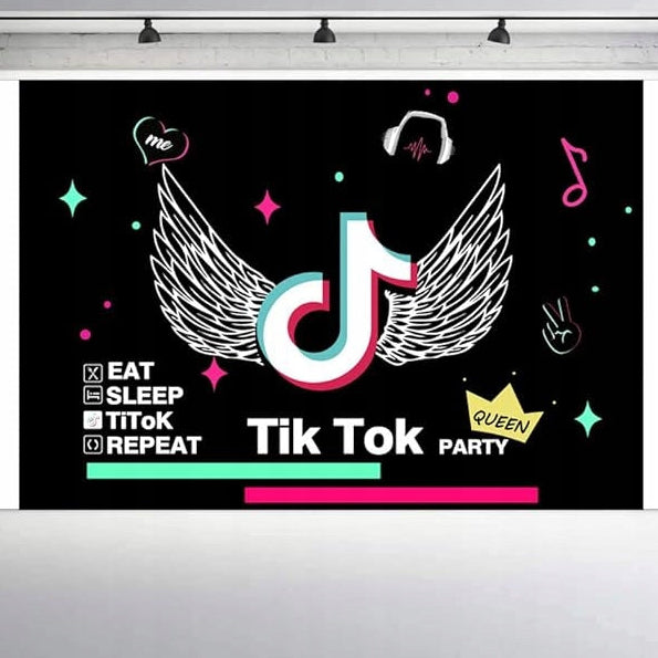 PANCARTA TIKTOK  TELA 100*150CM