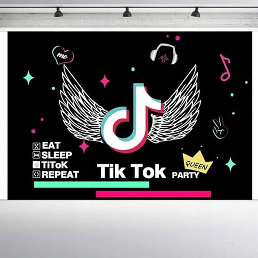 PANCARTA TIKTOK  TELA 100*150CM