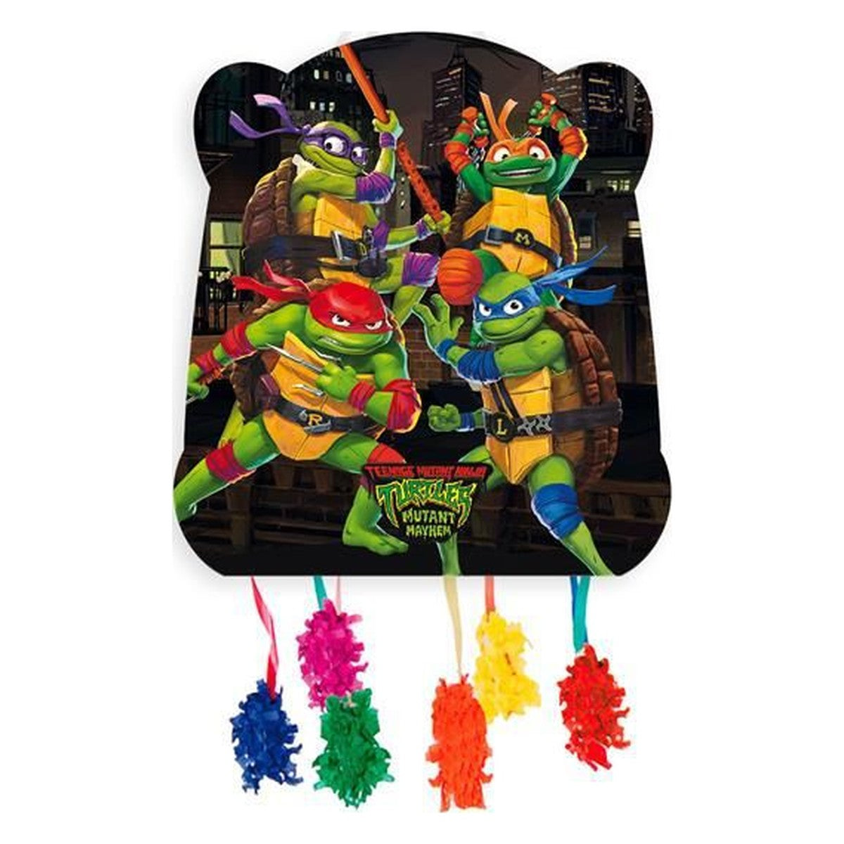 Piñata Tortugas Ninja Caos Mutante ciudad