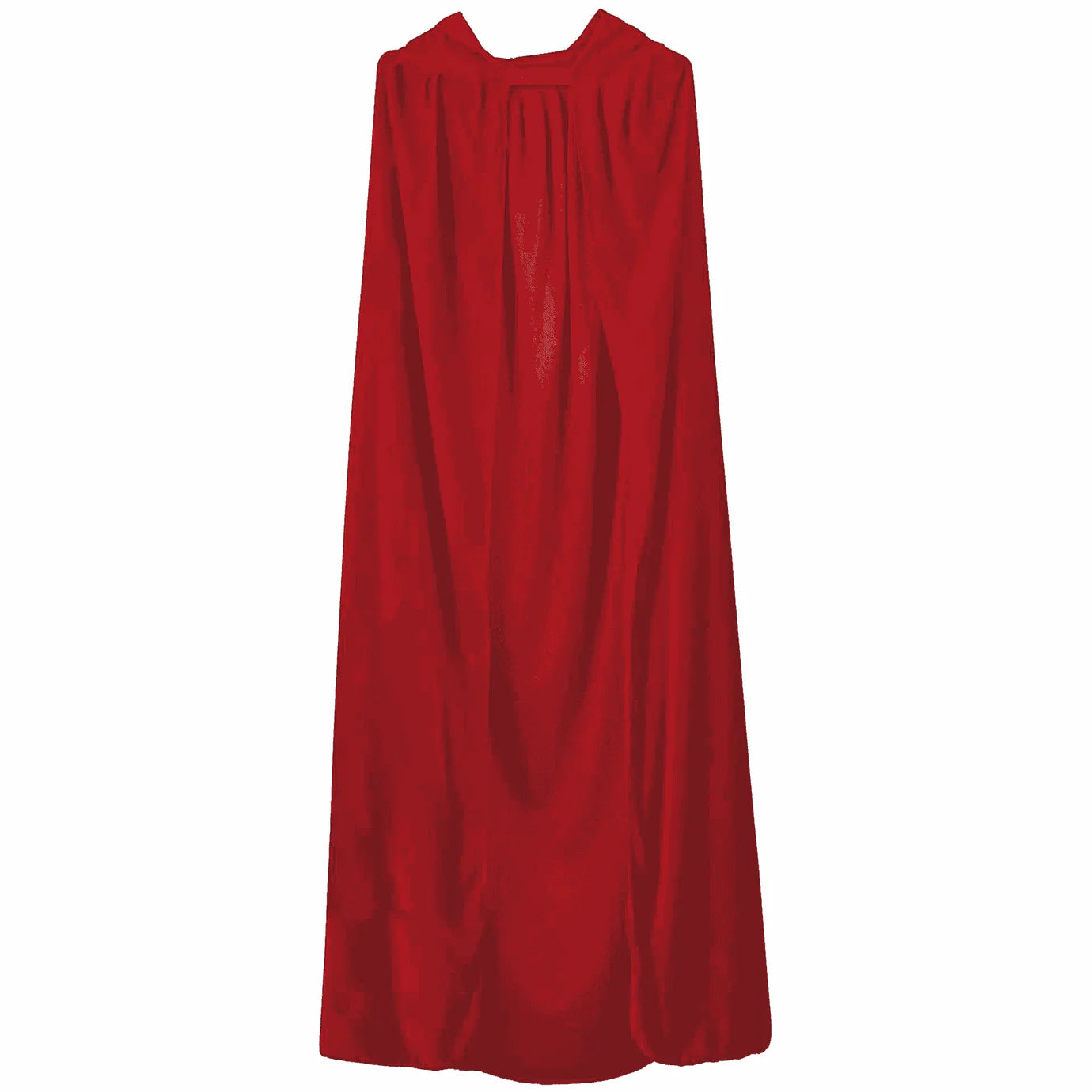 Capa Roja con Capucha de Terciopelo 130 cm – Disfraz Adulto
