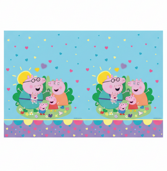 Mantel Plastico Peppa Pig 120x180cm | Fiesta Infantil