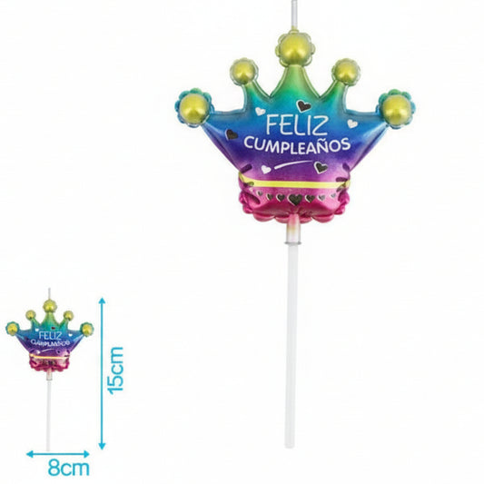 Vela Forma Corona para Tartas y Celebraciones