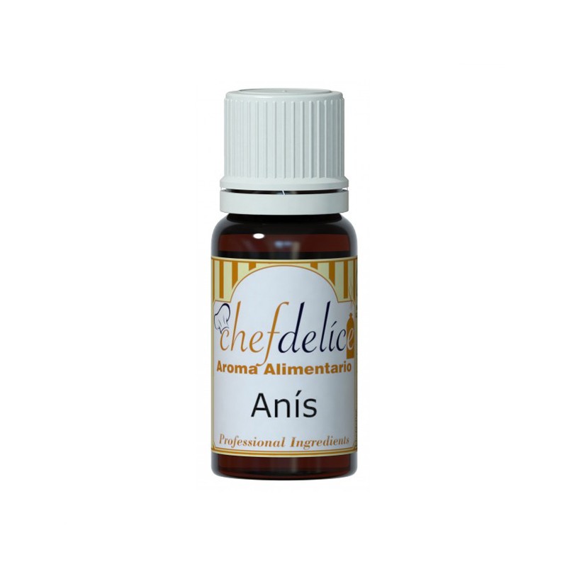 Aroma Líquido de Anís Chefdelice 10 ml