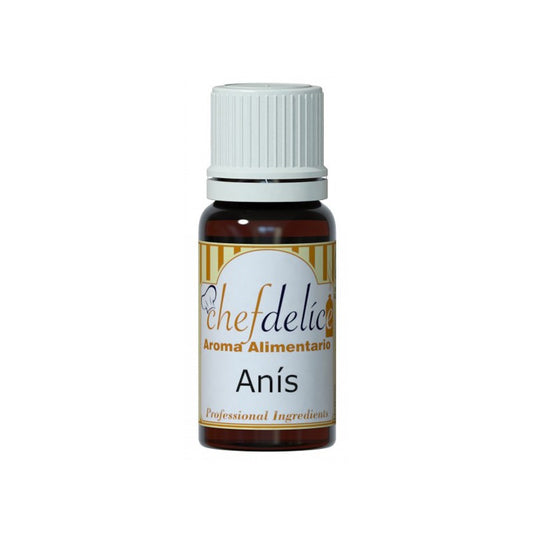 Aroma Líquido de Anís Chefdelice 10 ml