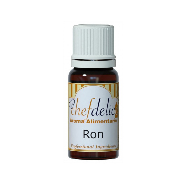 Aroma Líquido de Ron Chefdelice 10 ml