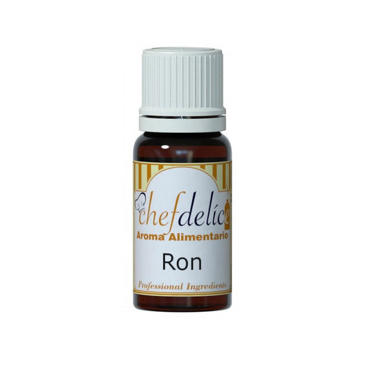 Aroma Líquido de Ron Chefdelice 10 ml