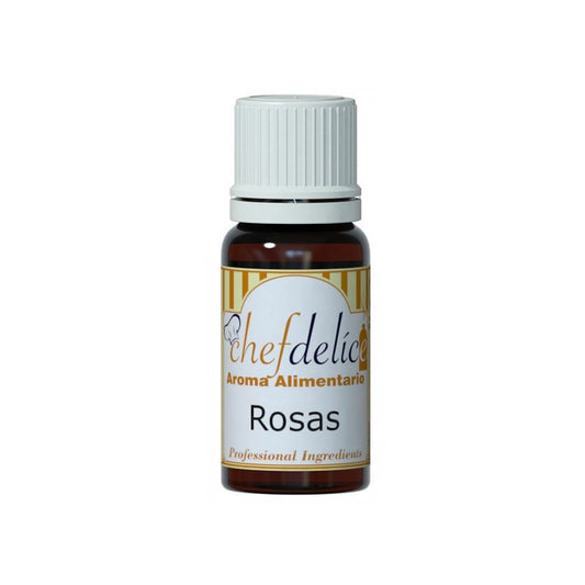 Aroma Líquido de Rosas Chefdelice 10 ml