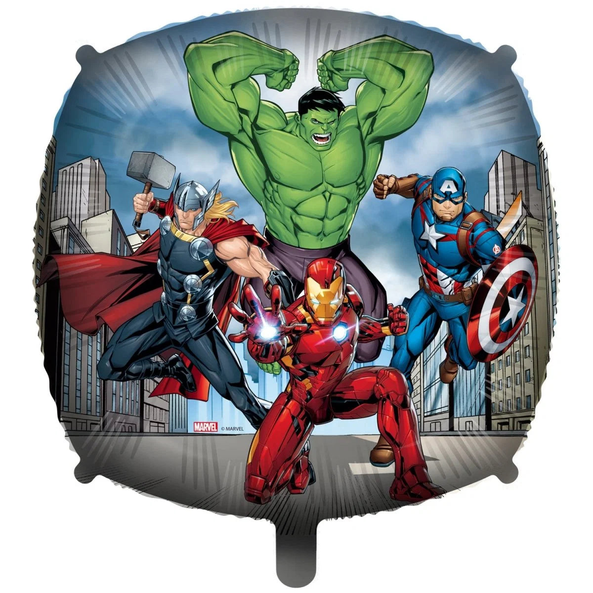 Globo Foil Vengadores Cuadrado 46cm