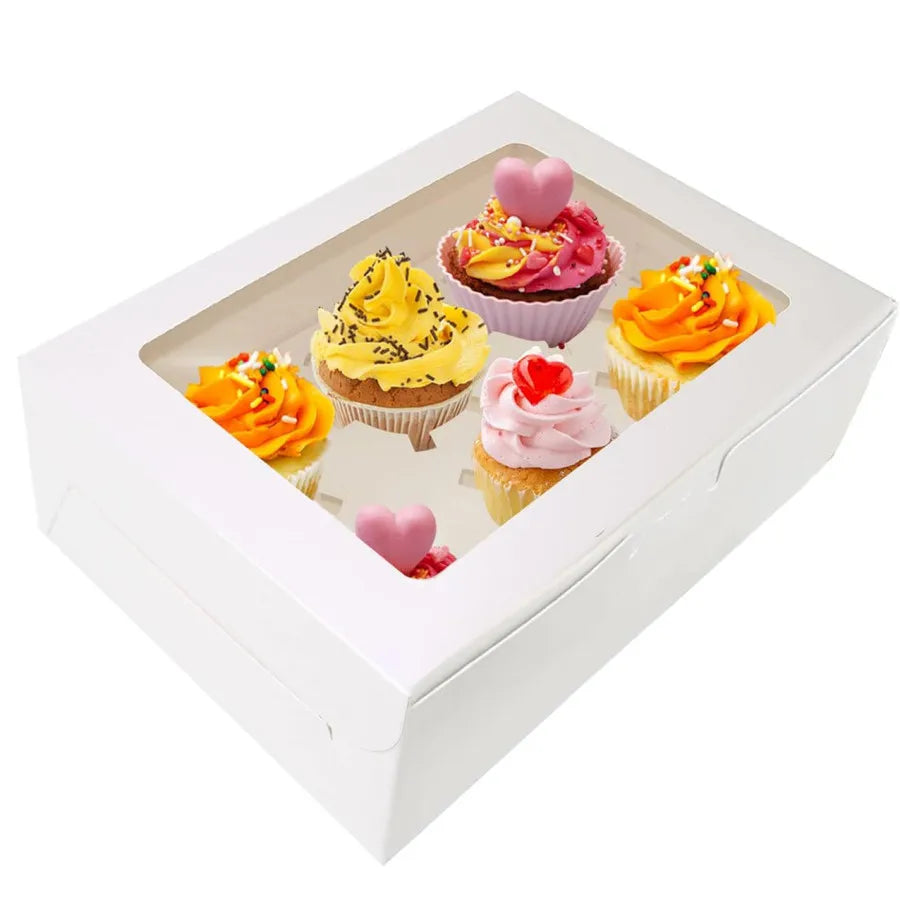 Caja para 6 Cupcakes Alta 12 cm