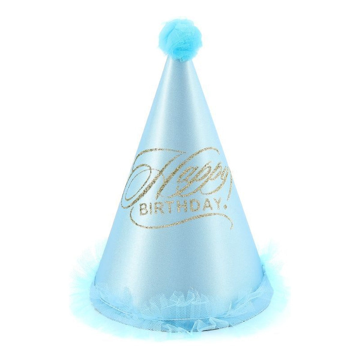 Gorro Happy Birthday con Plumas 17 x 23 cm