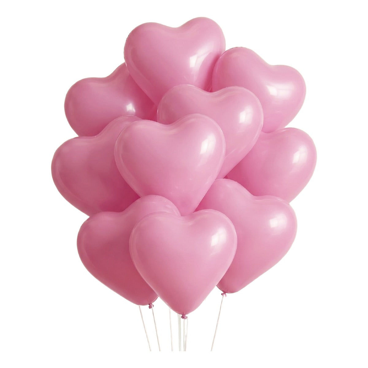 Globos Látex Corazón 25 cm 10 uds