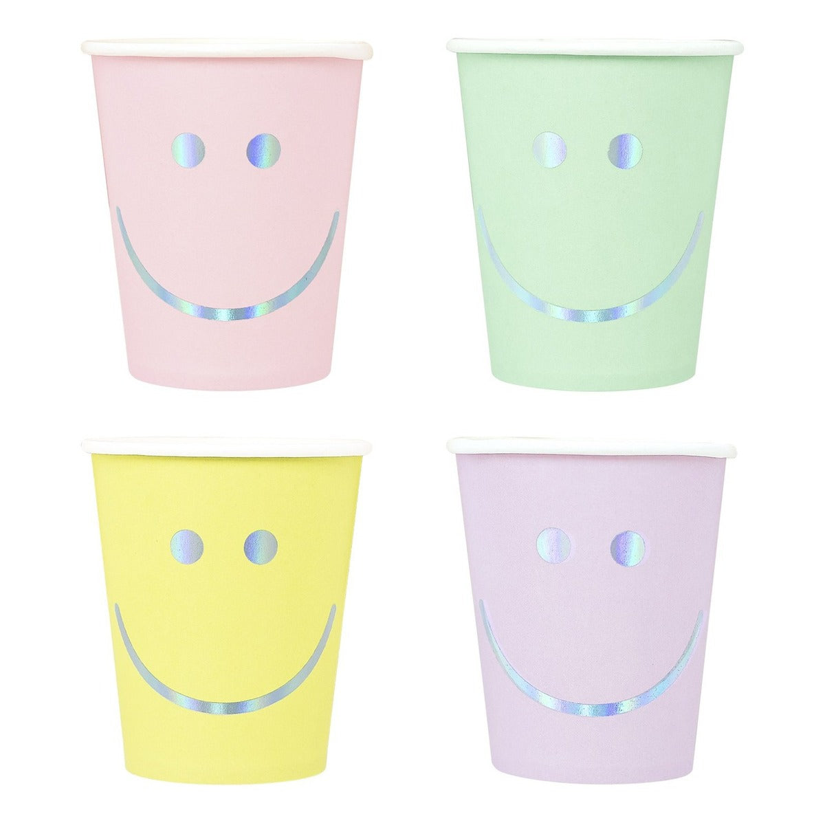 Vasos Cartón Smiley 250 ml 12 uds