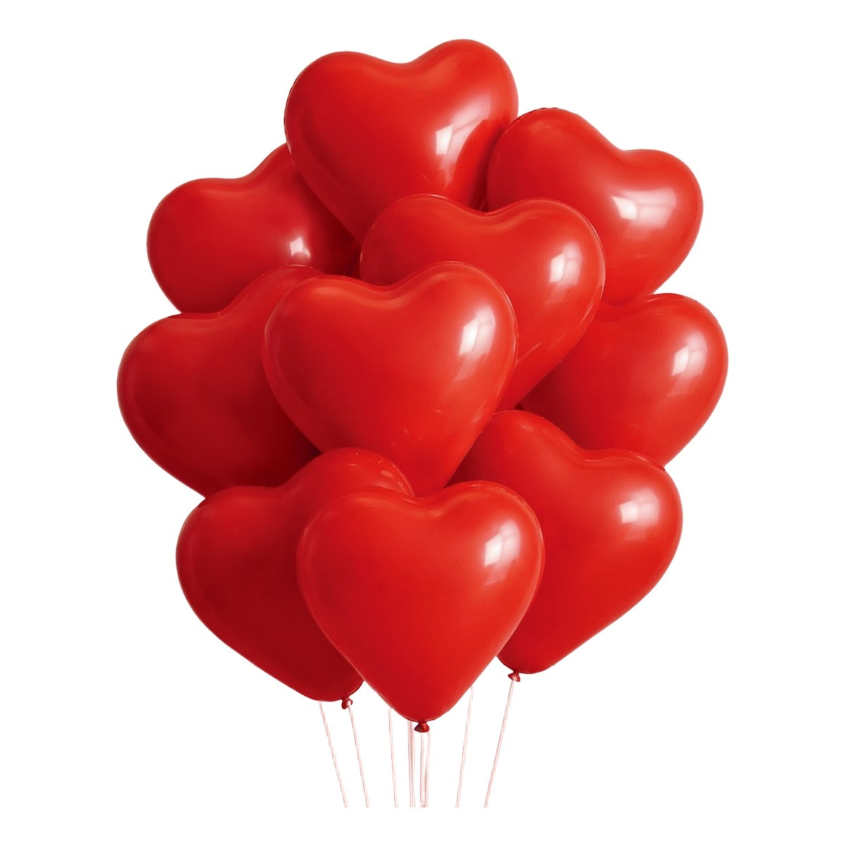Globos Látex Corazón 25 cm 10 uds