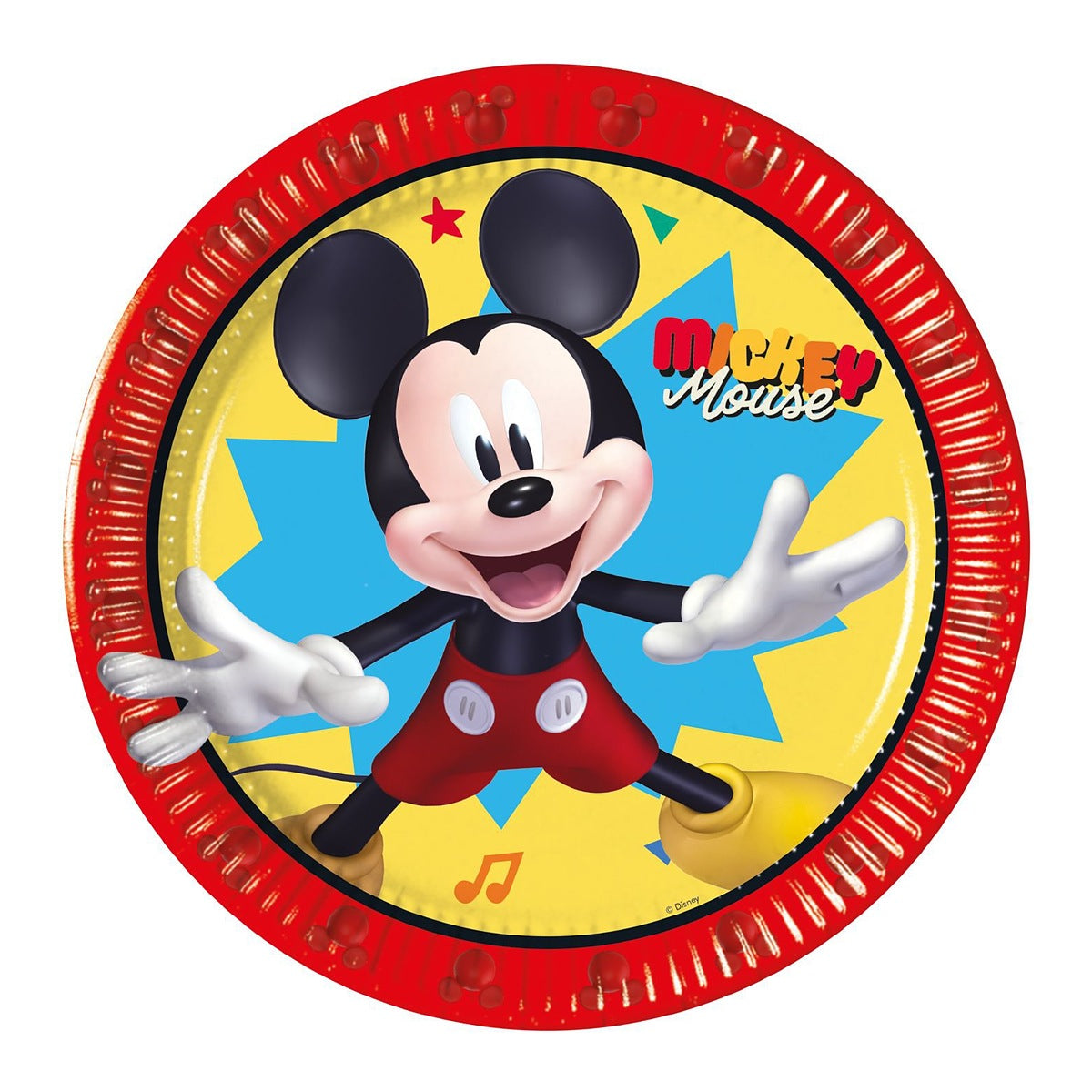 Platos Mickey Mouse 6 uds - 20cm y 23cm