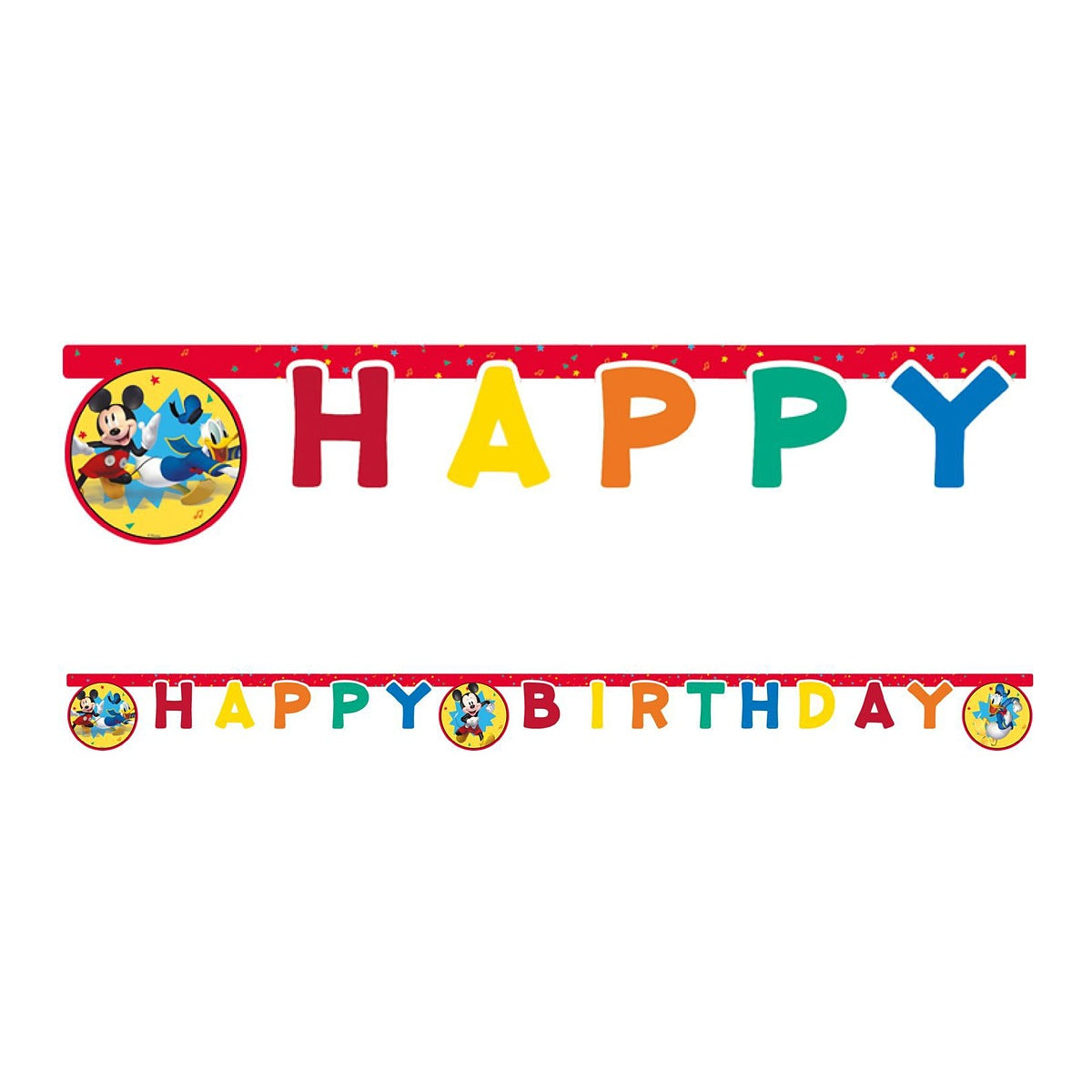 Guirnalda Happy Birthday Mickey Mouse 2 m