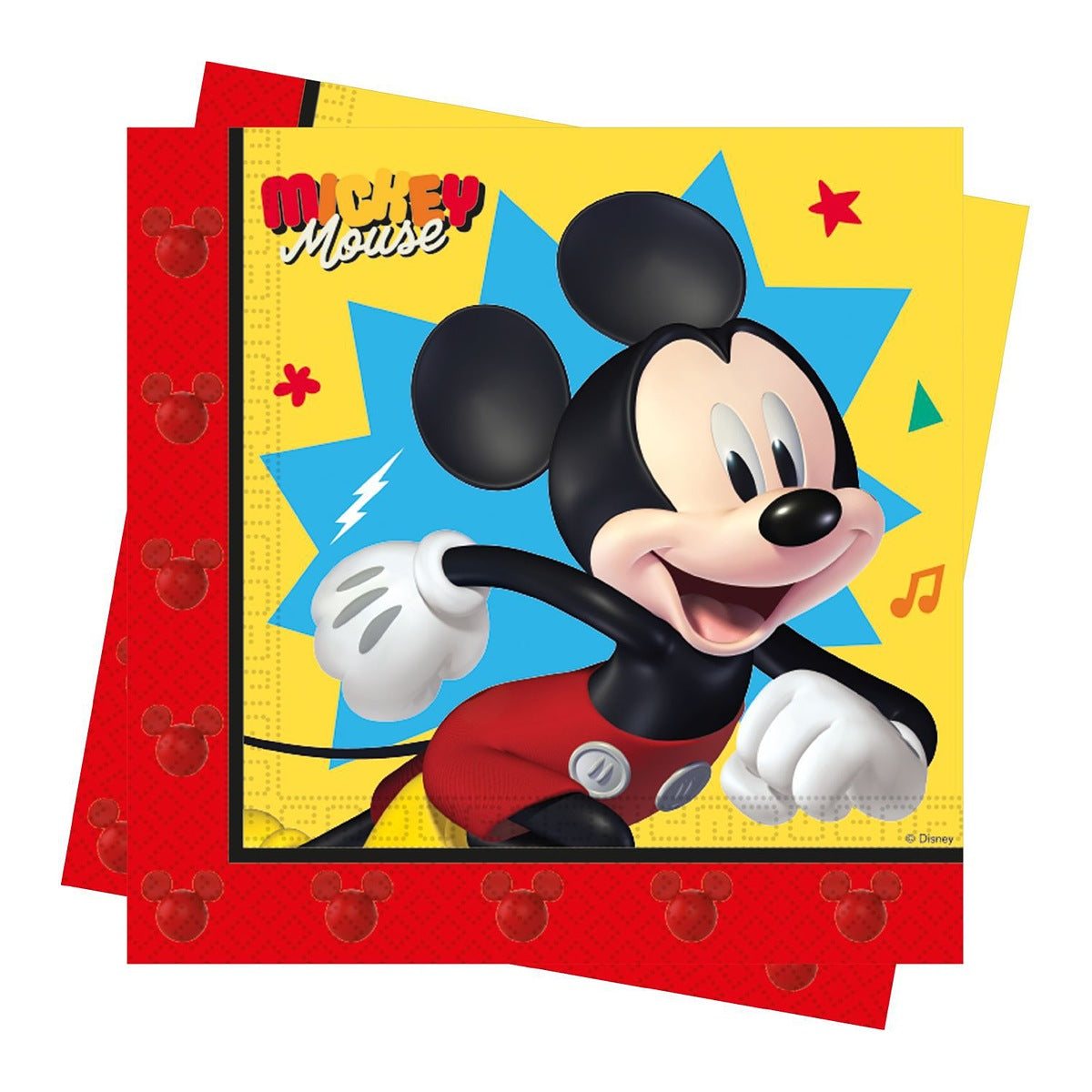 Servilletas Mickey Mouse 33x33 cm 20 uds