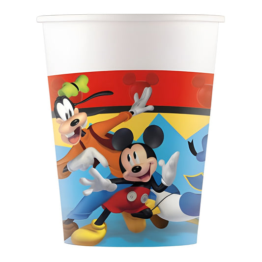 Vasos de Papel Mickey Mouse 200 ml 6 uds