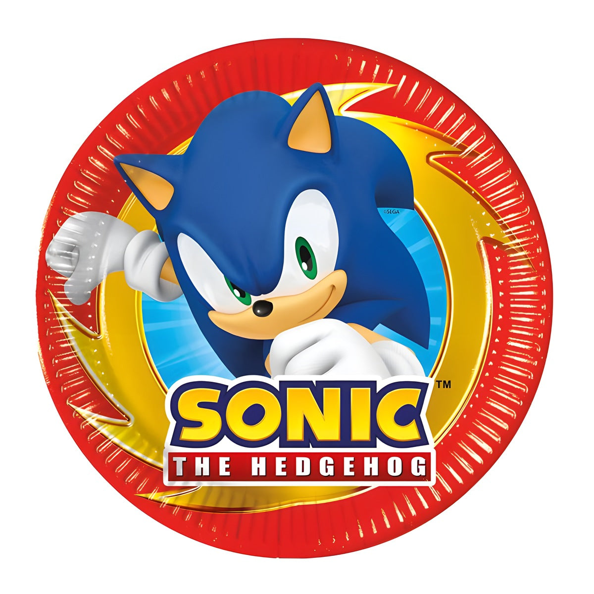 Platos Sonic 8 uds - 20cm y 23cm