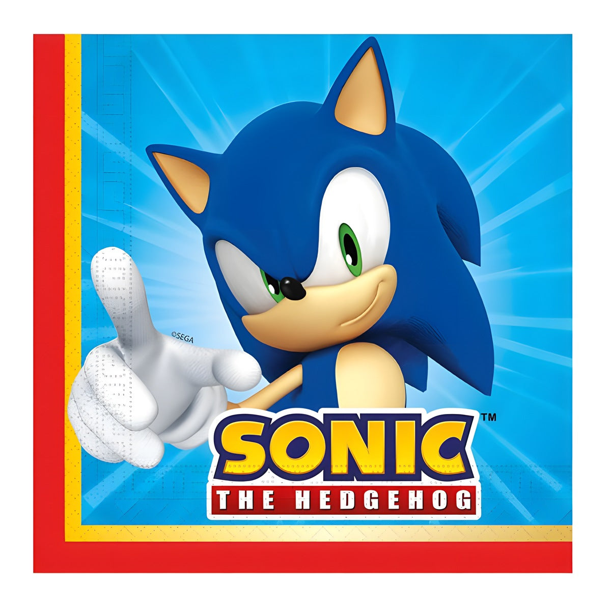 Servilletas Sonic 33x33 cm 20 uds