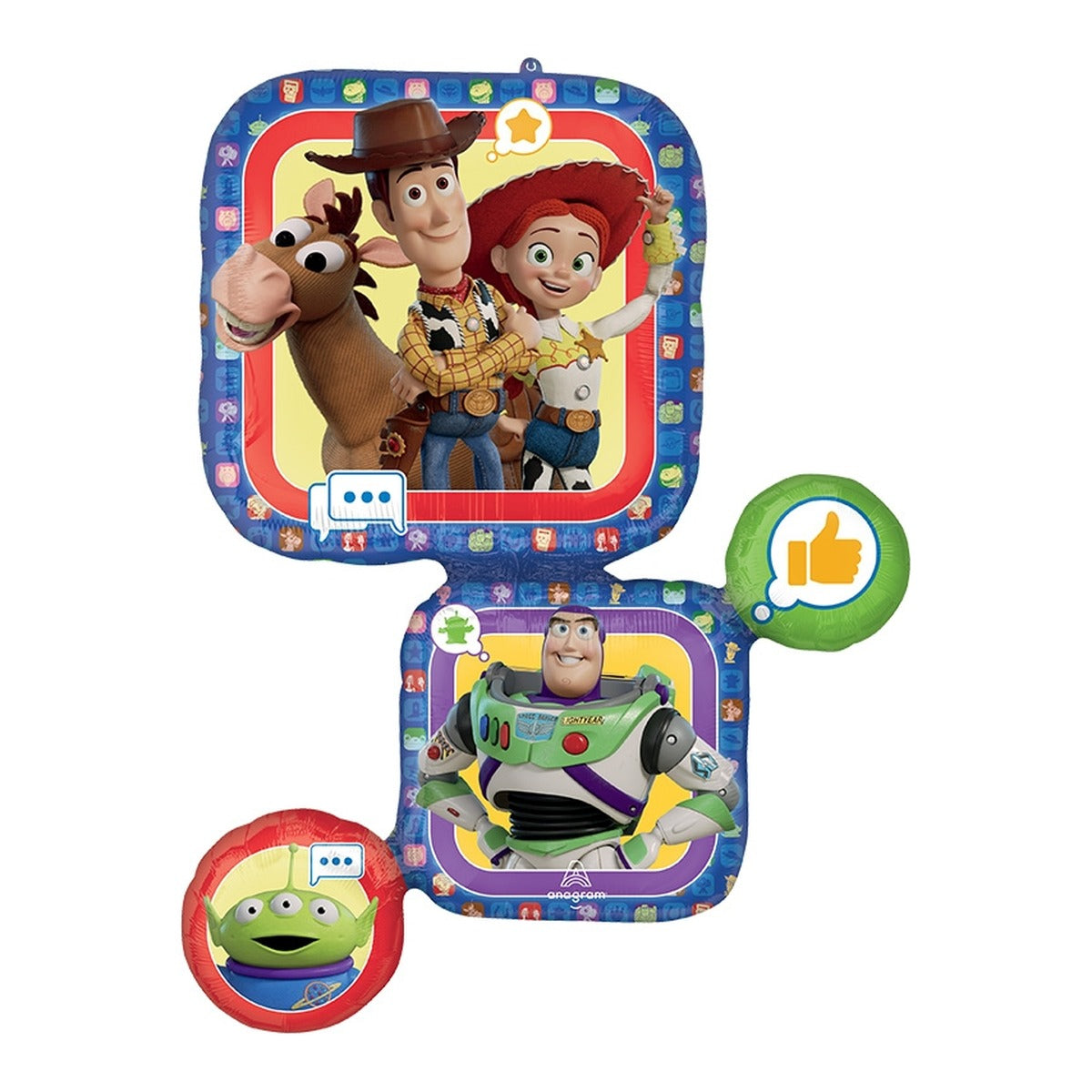 Globo Foil Forma Toy Story 5 58 x 73 cm