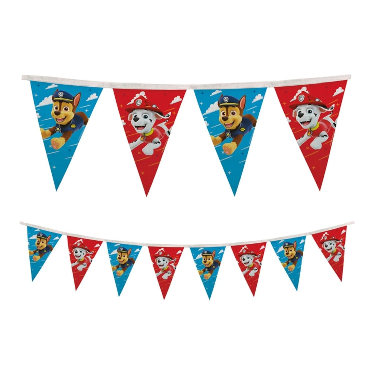 Banderín Reutilizable Patrulla Canina