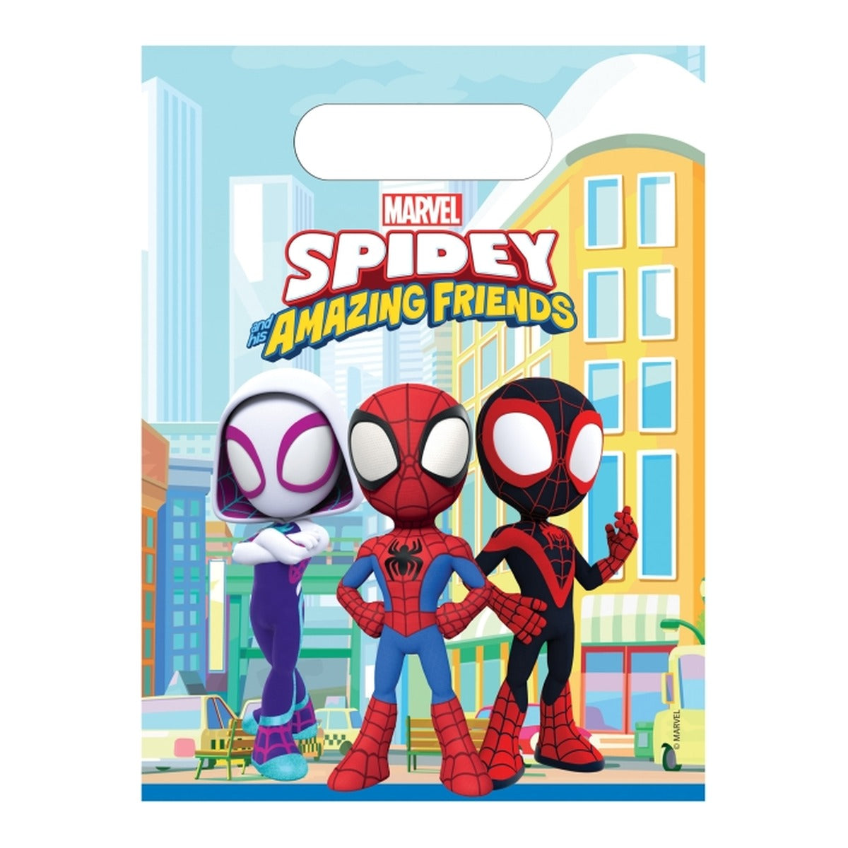 Bolsas Plástico Spidey y Sus Amigos 6 uds