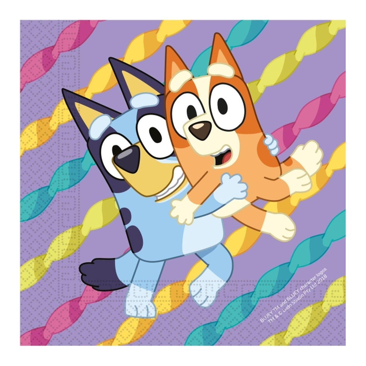 Servilletas 33x33cm Bluey FSC 2 capas 20 uds