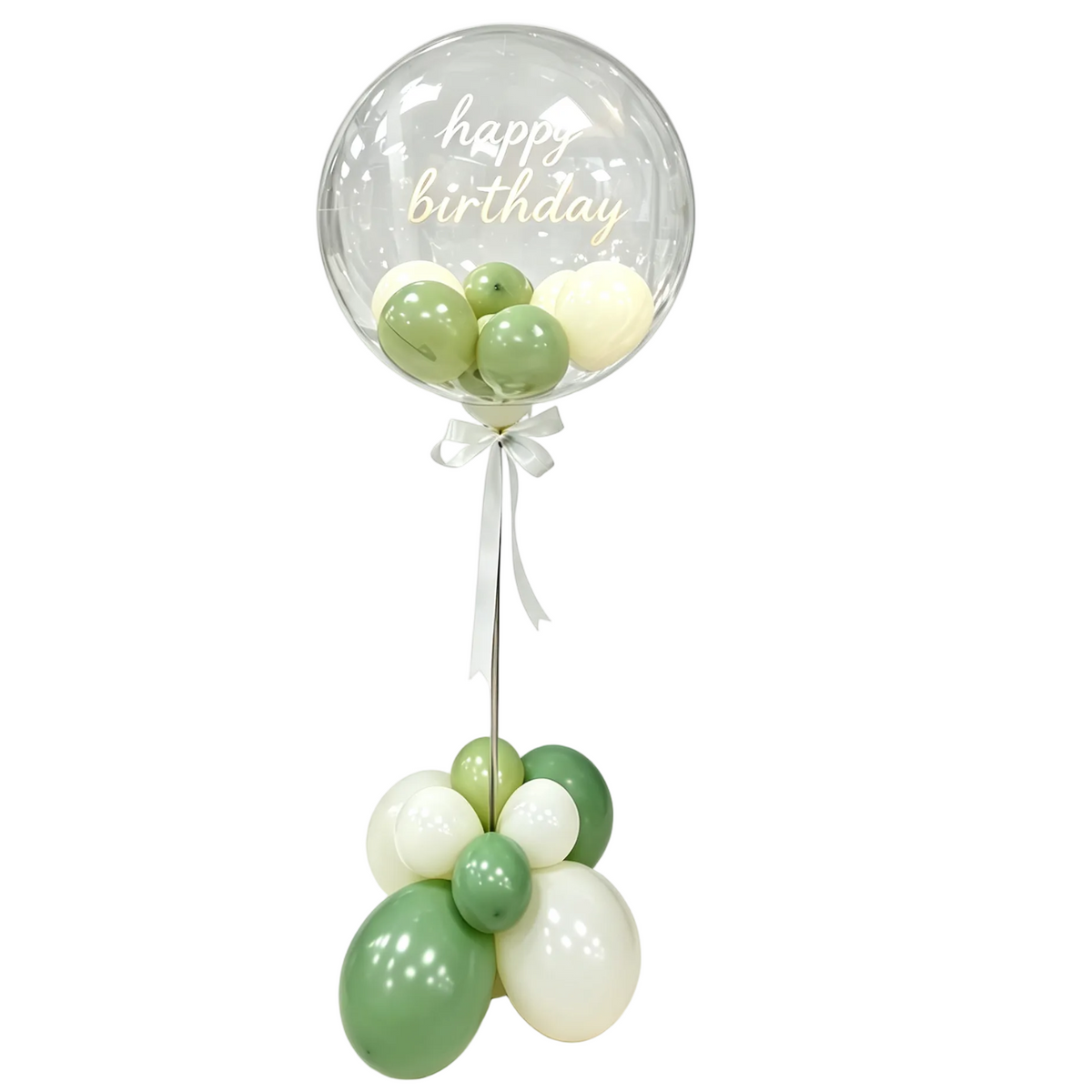 Globo burbuja personalizado de cumpleaños