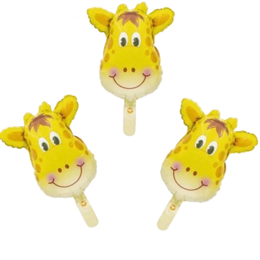 Globo de animal Jirafa 17*22cm 3uds