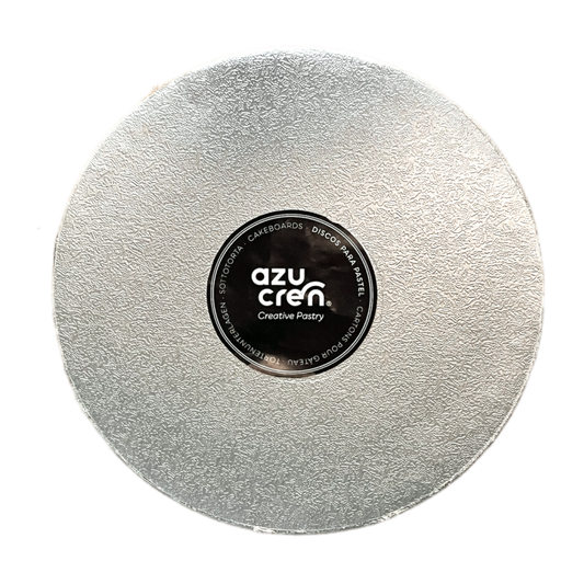 Base Redonda Excelente Plata para Tartas 1,2 cm