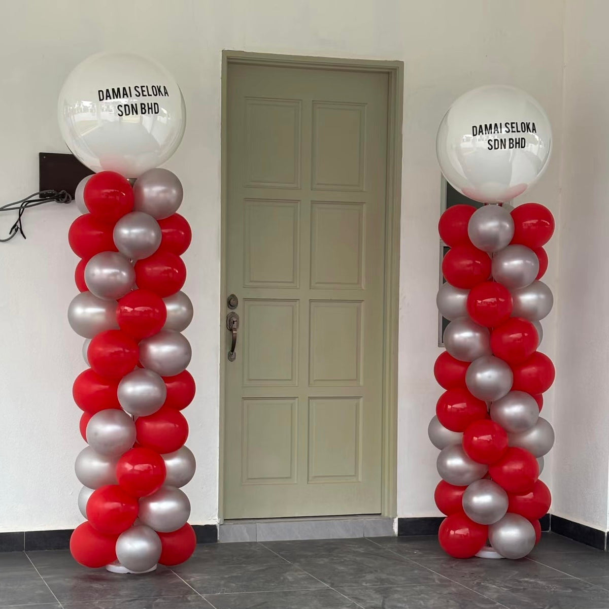 Columna de globos individual de 2 m