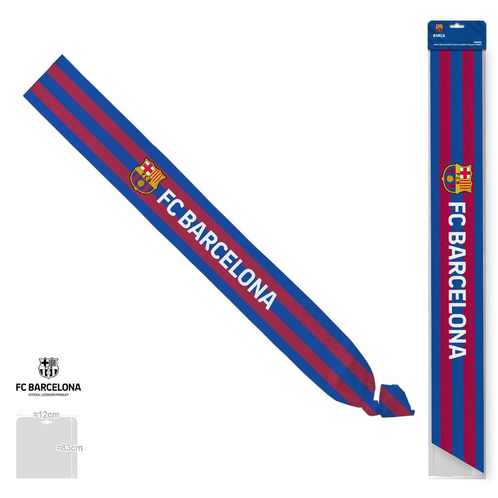 FCB BANDA FRANJAS BLAUGRANAS ESCUDO