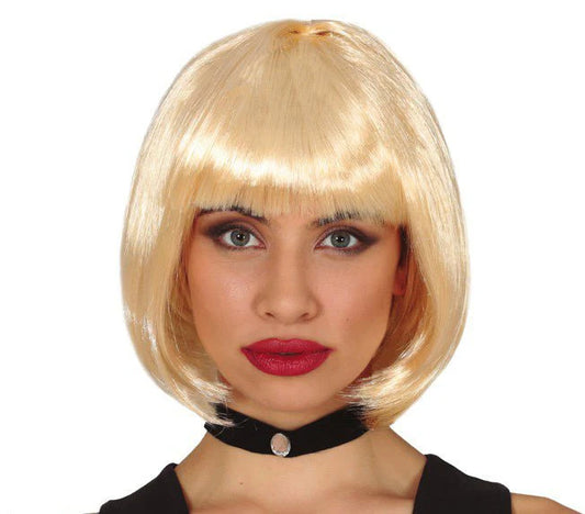 Peluca Corta Rubia Bob