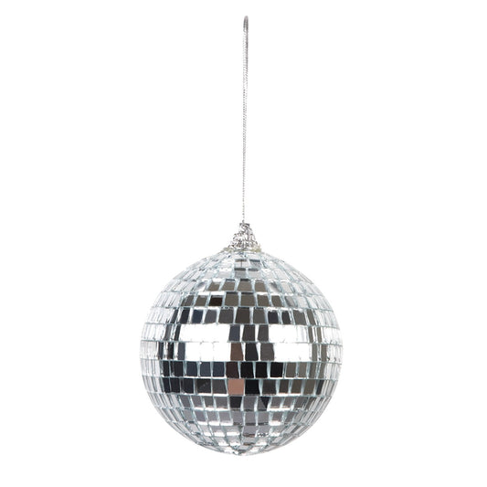 Bolas de Discoteca Plateadas XS 8 cm Pack 6 uds