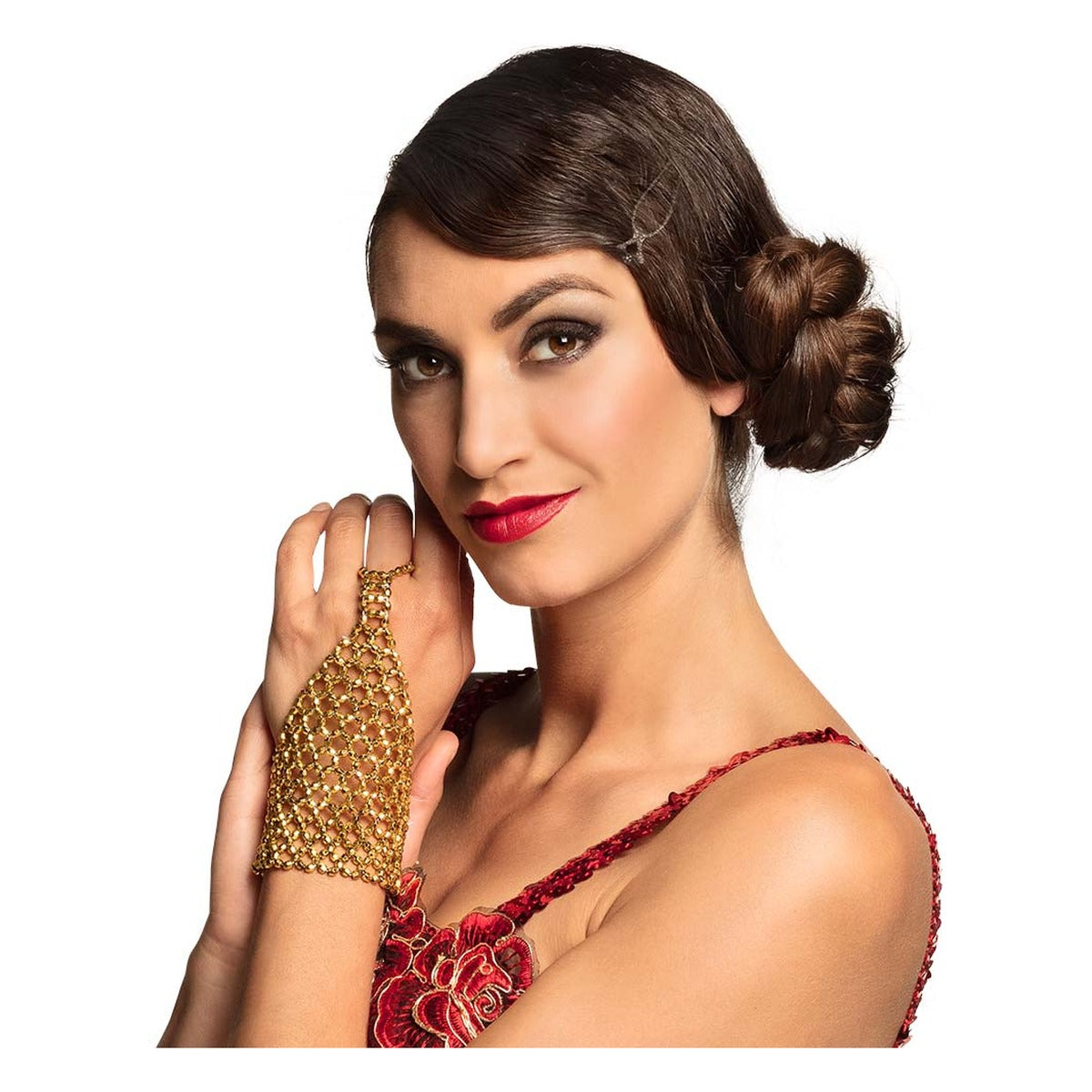 Guante Flapper Dorado