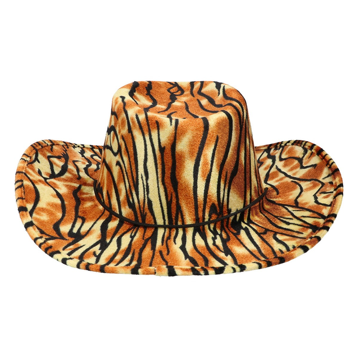 Sombrero Cowboy Wild Estampado Animal Tigre