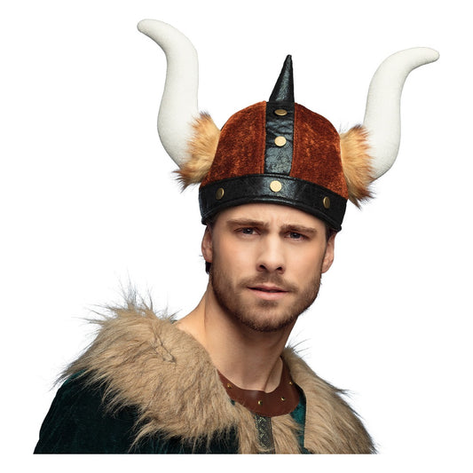 Casco Vikingo de Peluche Bárbaro