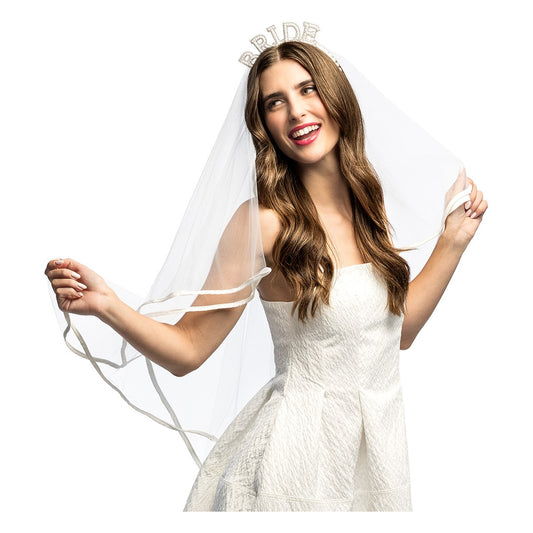 Tiara Novia con Velo
