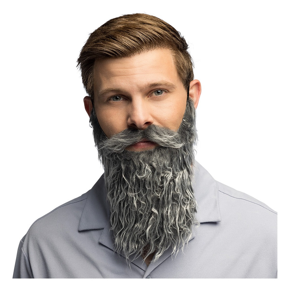 Barba Clásica Gris