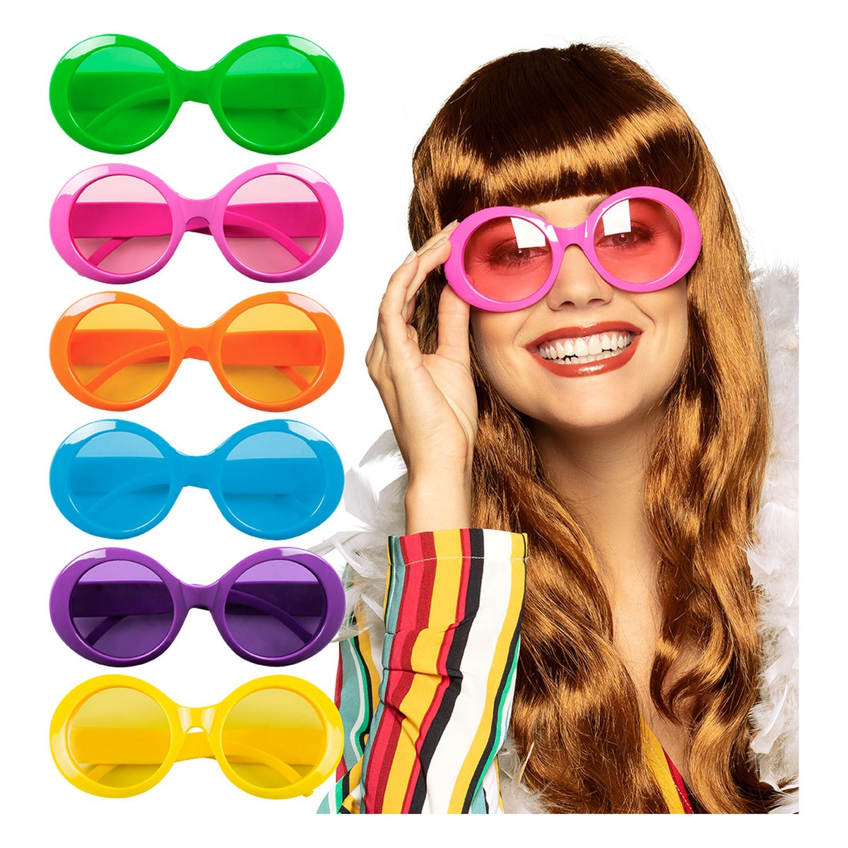 Gafas de Fiesta Jackie Neón