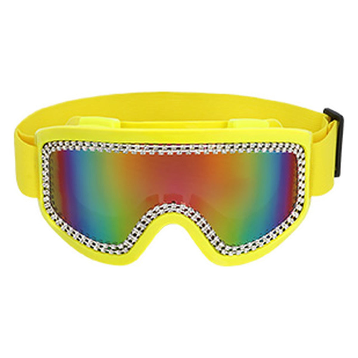 Gafas de Esquí de Fiesta Rave Neón UV Amarillo