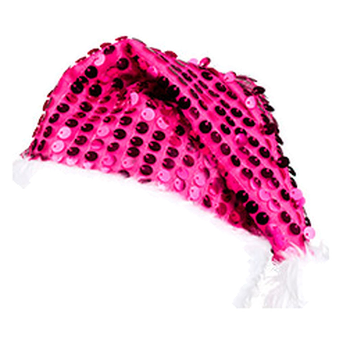 Sombrero de Papá Noel de Lentejuelas Rosa