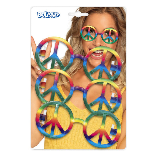 Set 3 Gafas de Fiesta Peace