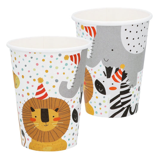 Vasos de Papel Safari 25 cl 8 uds