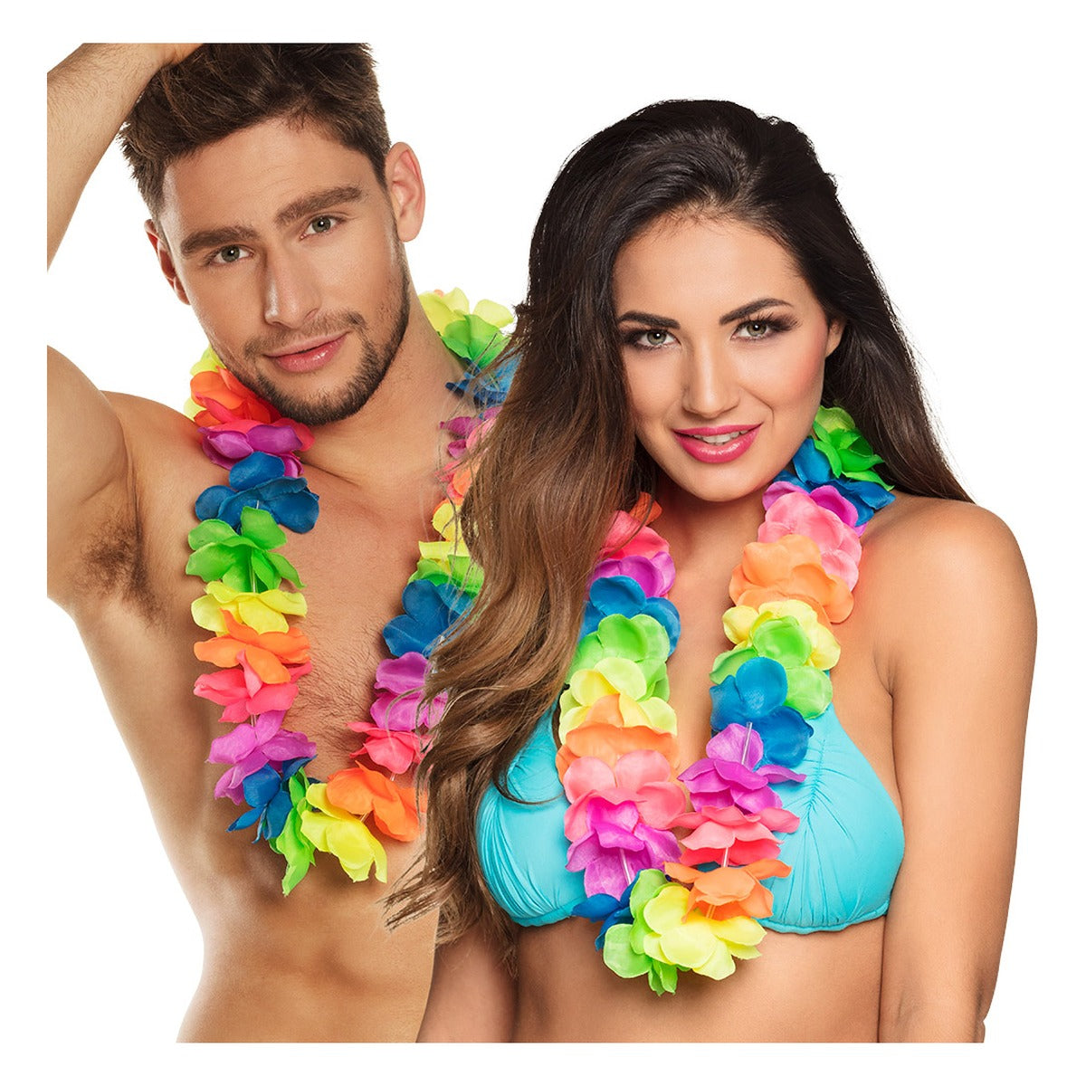 Collar Hawaiano Ohana Deluxe Multicolor