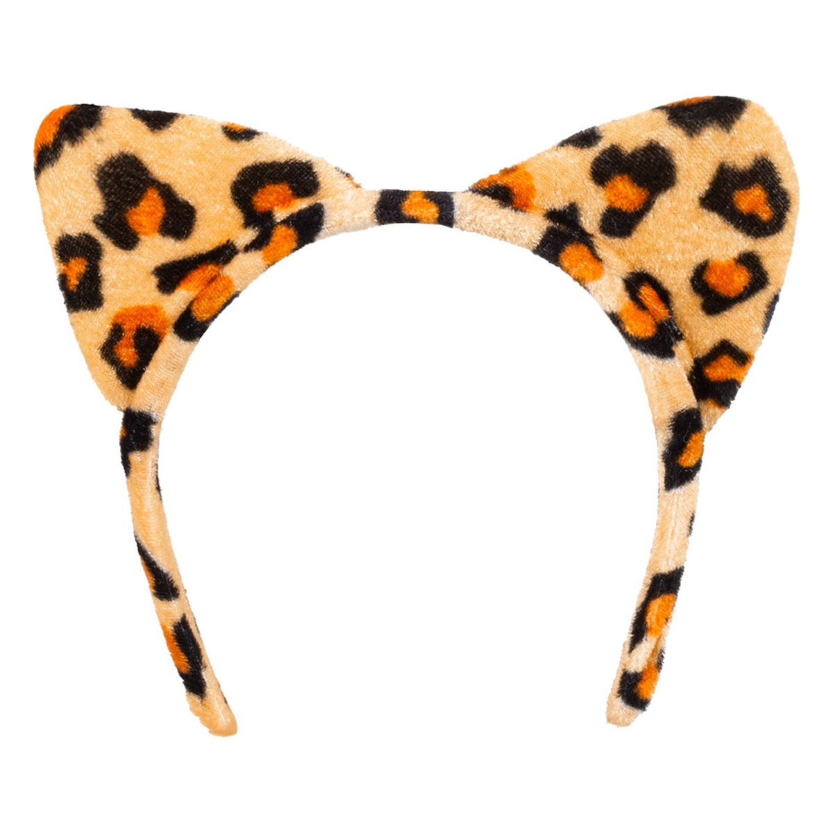 Diadema Orejas Animales Wildlife Leopardo