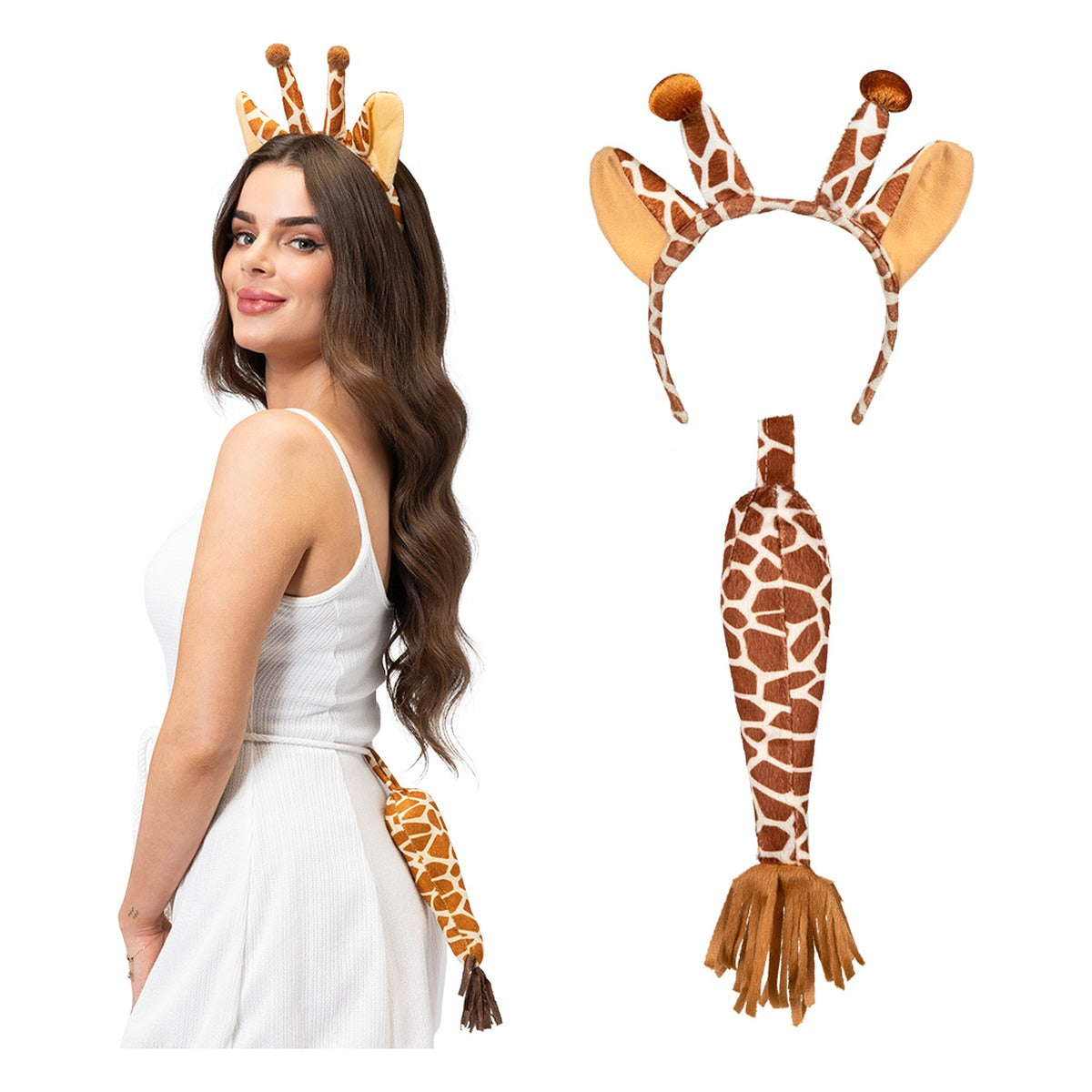 Set Jirafa Diadema y Cola